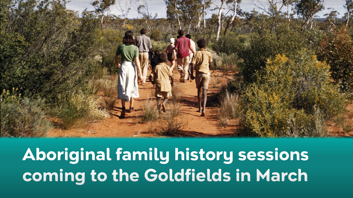 Cundeelee school children on a bush walk, 1955 / 133980PD Robert McKeich collection of photographs BA1203/545; State Library of Western Australia