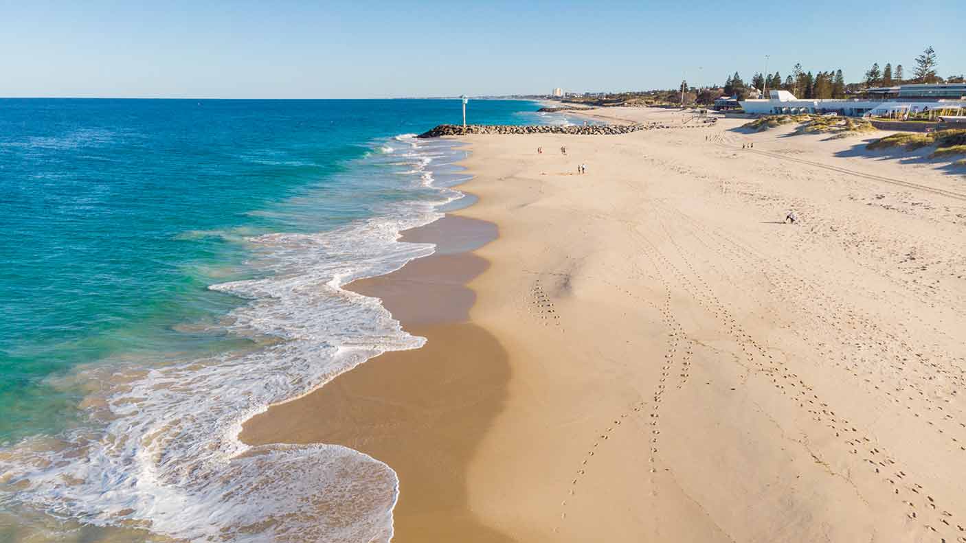 City Beach, Perth. Credit: David Steele, Getty Images Aerial view of City Beach