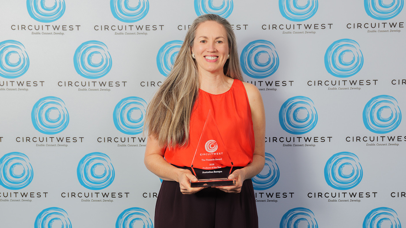 Producer of the Year award winner Helen Kruger (Australian Baroque Artistic Director)