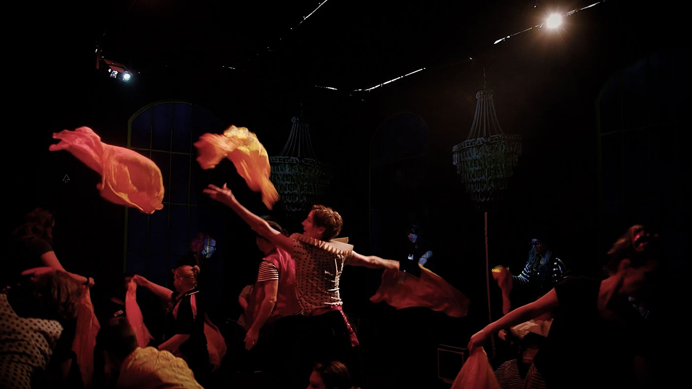 A scene from the Wonderbox performance