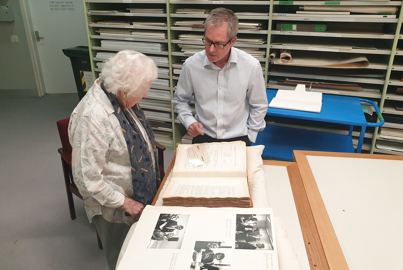 Ms Medcalf joined State Records Office Senior Archivist, Damien Hassan, to discuss the State archives collection