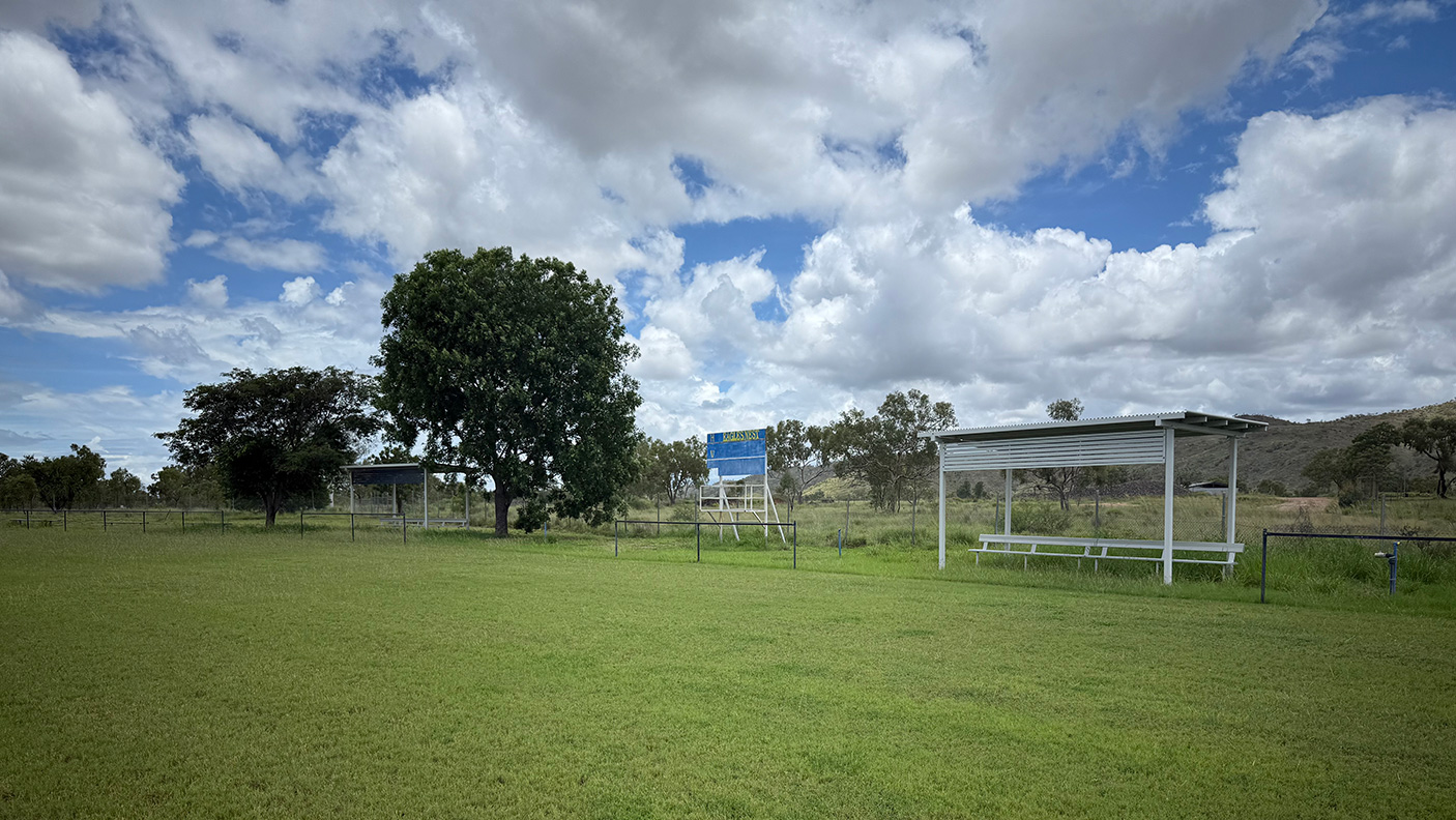 A grassed sporting oval