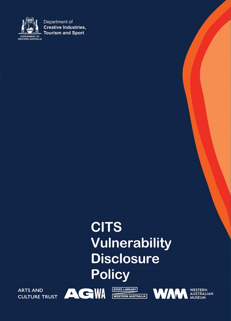 Report cover reads: CITS Vulnerability Disclosure Policy